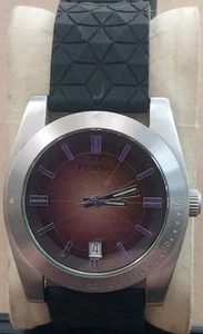 Fossil Authentic Product Stainless Steel Date Quartz Watch JR-9072 New Battery - Picture 1 of 21