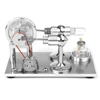 Hot Air Stirling Engine Model Power Generator Motor Educational Gift Birthday - Image 1 of 4