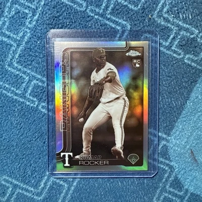 2025 Topps Chrome - Kumar Rocker #73 Sepia Refractor (RC) - Image 1 of 2