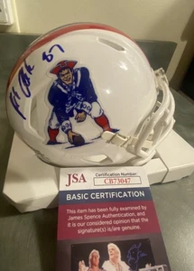 Rob Gronkowski Signed New England Patriots Speed Throwback Mini Helmet JSA/COA - Picture 1 of 2