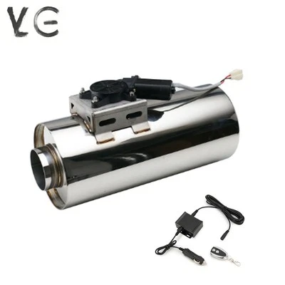 3" Electric Valve Resonator Valvetronic Muffler 6.2'' Body Centre Muffler Pipe - Image 1 of 4