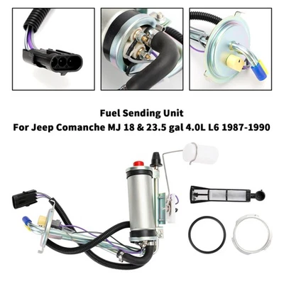 Gas Tank Sending Unit w/ F.I. w/ the Fuel Pump Fit Jeep Comanche MJ 1987-1990 F1 - Image 1 of 4