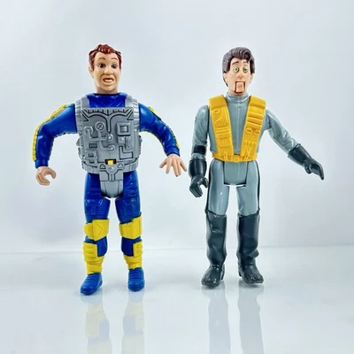 Lote de 2 figuras de colección de los Cazafantasmas reales Peter Venkman y Ray figuras de juguete de los años 80 Foto 1 de 4