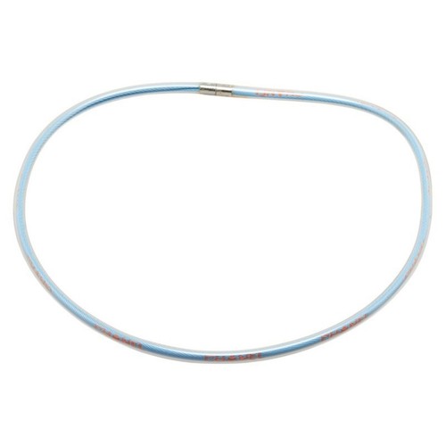 Collana Chanel Tubo Azzurro Multicolore Vinile Cotone Donna CHANEL GZl18xfw