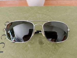 Mosley Tribes MT2026-S Norte Silver Frame Polarized Sunglasses. *One Lens Crack* - Picture 1 of 14