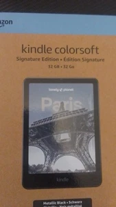 Amazon Kindle Colorsoft Signature Edition 32GB, Wi-Fi, 7-inch Metallic Black - Picture 1 of 1