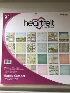 Heartfelt Creations Happy Camper 24 pk 12 x 12 Paper Pad - Picture 1 of 1