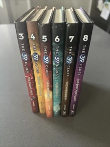 The 39 Clues Books Hardcover Chapter Books With Cards Lot OF 6, 3-8 - Bild 1 von 4