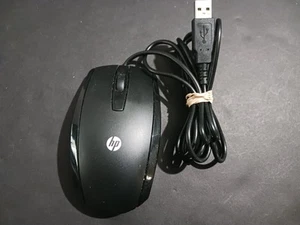 Original HP Wired USB Optical Laser Mouse Black Vintage Tested! - Picture 1 of 7