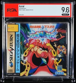 [ SAT ] ASTAL - PSA 9.6 A+ SEALED - 2D Platformer - Sega Saturn JAPAN