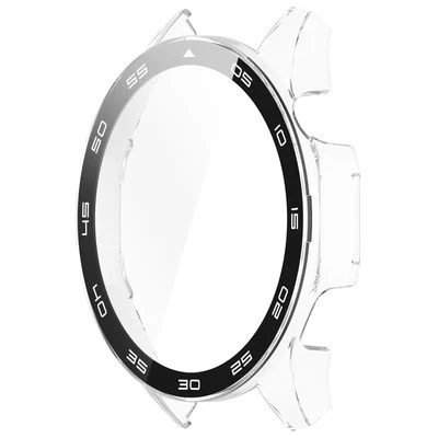 MITCOMM PC Hülle Für Huawei Watch GT4 46mm FullCover Case Displayschutz Glas Transparent