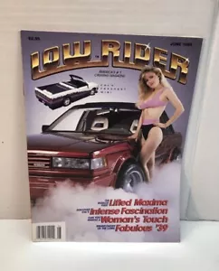 Vintage Lowrider Magazin Juni 89 Jun 1989 mit Centerfold - Bild 1 von 2