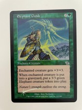 MTG FOIL JUDGMENT ELEPHANT GUIDE NM MAGIC THE GATHERING UNCOMMON GREEN ENGLISH