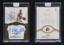 2017 Panini Flawless Enshrined Signatures Gold /10 Reggie Miller #ES-RM Auto HOF
