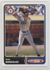 2003 Topps Total Juan Gonzalez #39