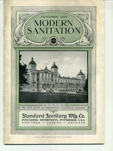1906 Antique Modern Sanitation magazine. STANDARD Sanitary Mfg. Co. September. - Picture 1 of 3