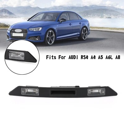 Rear License Plate Light Trunk Tailgate Handle Switch Fit For AUDI A3 A4 A6 Q7 Foto 1 de 4