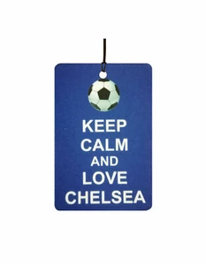 Keep Calm And Love Chelsea Car Air Freshener - Picture 1 of 2