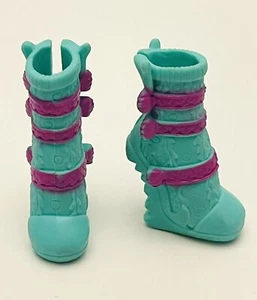 Monster High Lagoona Azul Teal Azul Rosa Botas Zapatos Repuesto Mattel 2012 - Imagen 1 de 7