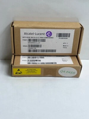 (LOT 2 PC) ALCATEL-LUCENT 3HE00868CAAA01 SFP-GIGE BX10-U-LC R6/6 DDM-40/85C - Image 1 of 4
