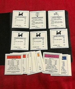 Monopoly Deed Cards Complete Set - Picture 1 of 3