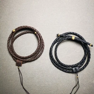 Gandhanra Cordón de Cuero Hecho a Mano para Colgante Amuleto,Collar,Se puede Ajustar - Imagen 1 de 9