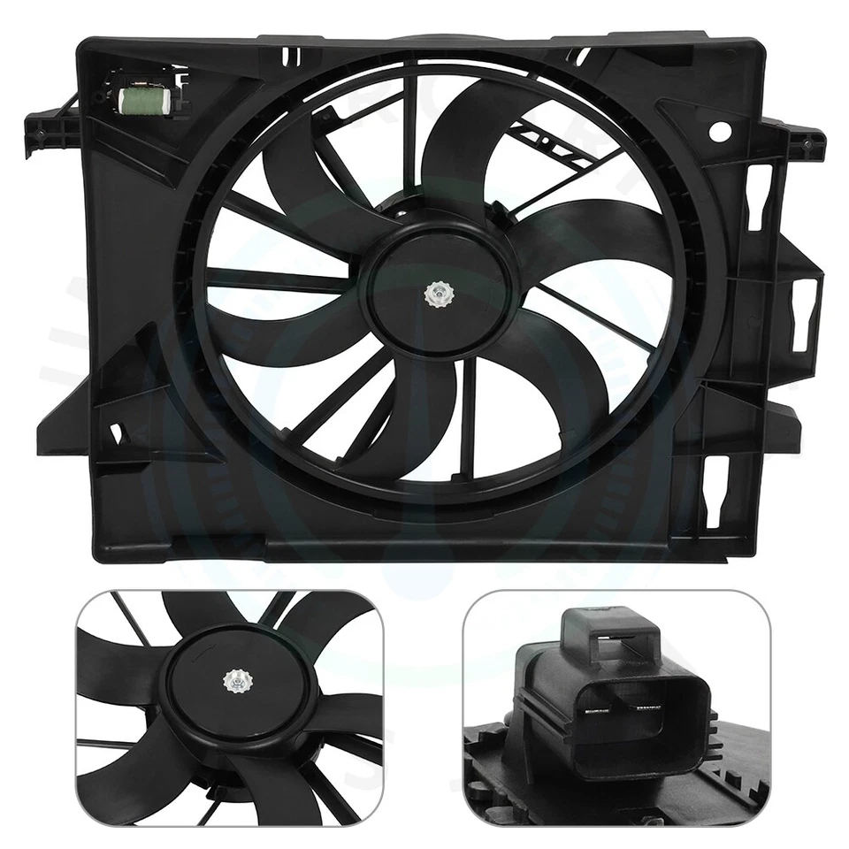 Conjunto de ventilador de refrigeración del radiador para Dodge Grand Caravan 2008-20 Ram C/V 2012-15 Foto 1 de 4