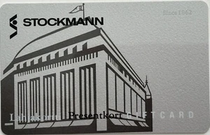 Tarjeta de regalo Stockmann▪️Finlandia▪️Solo coleccionable▪️Imagen de grandes almacenes Stockmann - Imagen 1 de 2
