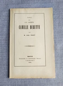 Notice sur le Comte Camille Durutte - Imagen 1 de 4
