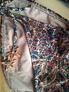 NWT Marc Jacobs Star Charms Paisley Bikini Bottom Large NEW $82 - Picture 1 of 5
