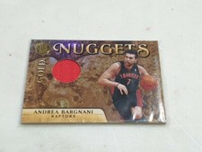 2011-12 Gold Standard Andrea Bargnani Gold Jersey #ed/199 - Denver Nuggets
