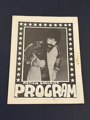 RARE Dutch Mantell Bobby Eaton Championship Memphis Wrestling Program WWE 27 aew - Image 1 of 4