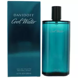 Cool Water by Davidoff, 6.7 oz EDT Spray for Men - Picture 1 of 4
