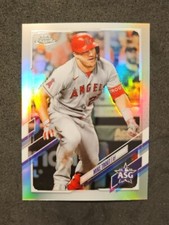 Mike Trout 2021 Topps Chrome Update Baseball #ASG-1 All Star Game Refractor