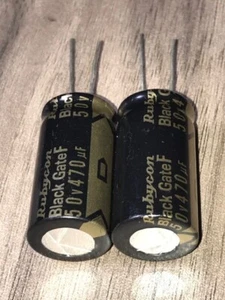 Black Gate F 470uF 50V NOS PAIR - Picture 1 of 2