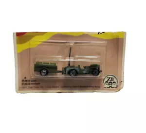 Vintage Zee Toys Mash 1/87th Car with Trailer 1977 Sealed with Partial Card - Picture 1 of 4