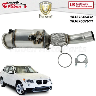 Catalytic Converter 7646432 7629253 For 2013-2017 BMW X1 E84 X3 F25 X4 F26 2.0L - Изображение 1 из 4
