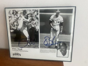 FOTO 8 X 10 VIDA AZUL FIRMADA/AUTOGRAFIADA - GIGANTES DE SAN FRANCISCO - Imagen 1 de 1