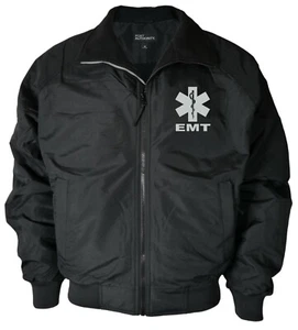 EMT Heavyweight Jacket, Reflective Logo, Fleece body & polyfill sleeve lining - Picture 1 of 21
