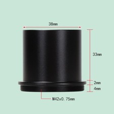 M42X0.75 Thread to 38mm Telescope Adapter Camera Eyepiece Adapter