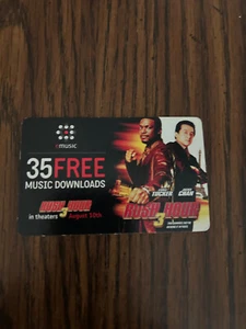 EMUSIC PROMO - RUSH HOUR 3 - JACKIE CHAN / CHRIS TUCKER - Picture 1 of 1