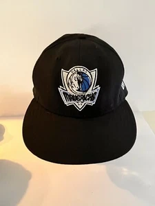 New Era Dallas Mavericks Hat 59FIFTY Fitted Men's 7 7/8 Black - Picture 1 of 8