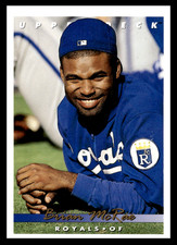 1993 Upper Deck Brian McRae #238 Kansas City Royals MLB Baseball