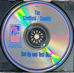 SHEFFIELD Lab CD 10040-2: The Sheffield / Coustic Set-up And Test Disc - 1994 US - Picture 1 of 2