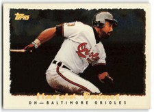 1995 Topps Harold Baines CyberStats  130 Baltimore Orioles