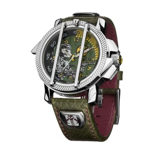 122690 RELOJ DE COLECCIONISTA BOBA FETT BOUNTY CAZAR STAR WARS CON CORREA DE CUERO - Imagen 1 de 4