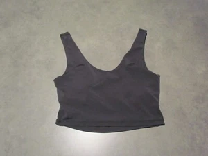 Offline by Aerie Bralette Bra Womens medium gray open back no pads - Picture 1 of 3