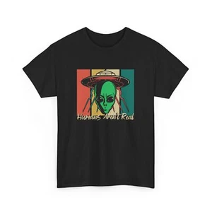 Alien Life T-Shirt | UFO Graphic Tee | Cool Sci-Fi Streetwear - Picture 1 of 7