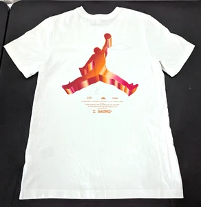 Nike Air Jordan T-Shirt 3D Jumpman Logo Kurzarm Basketball Schwarz Herren Small - Bild 1 von 7