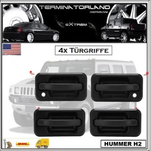 🟢 Hummer H2 4x Türgriffe Schwarz 2002 Bis 2009 Türgriff Außentürgriffe Tür - Picture 1 of 6